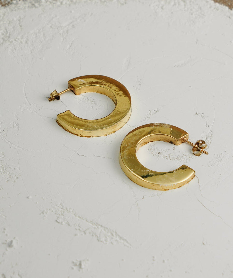 Aubree Gold Hoops