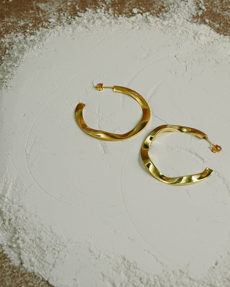Ausra Gold Hoops