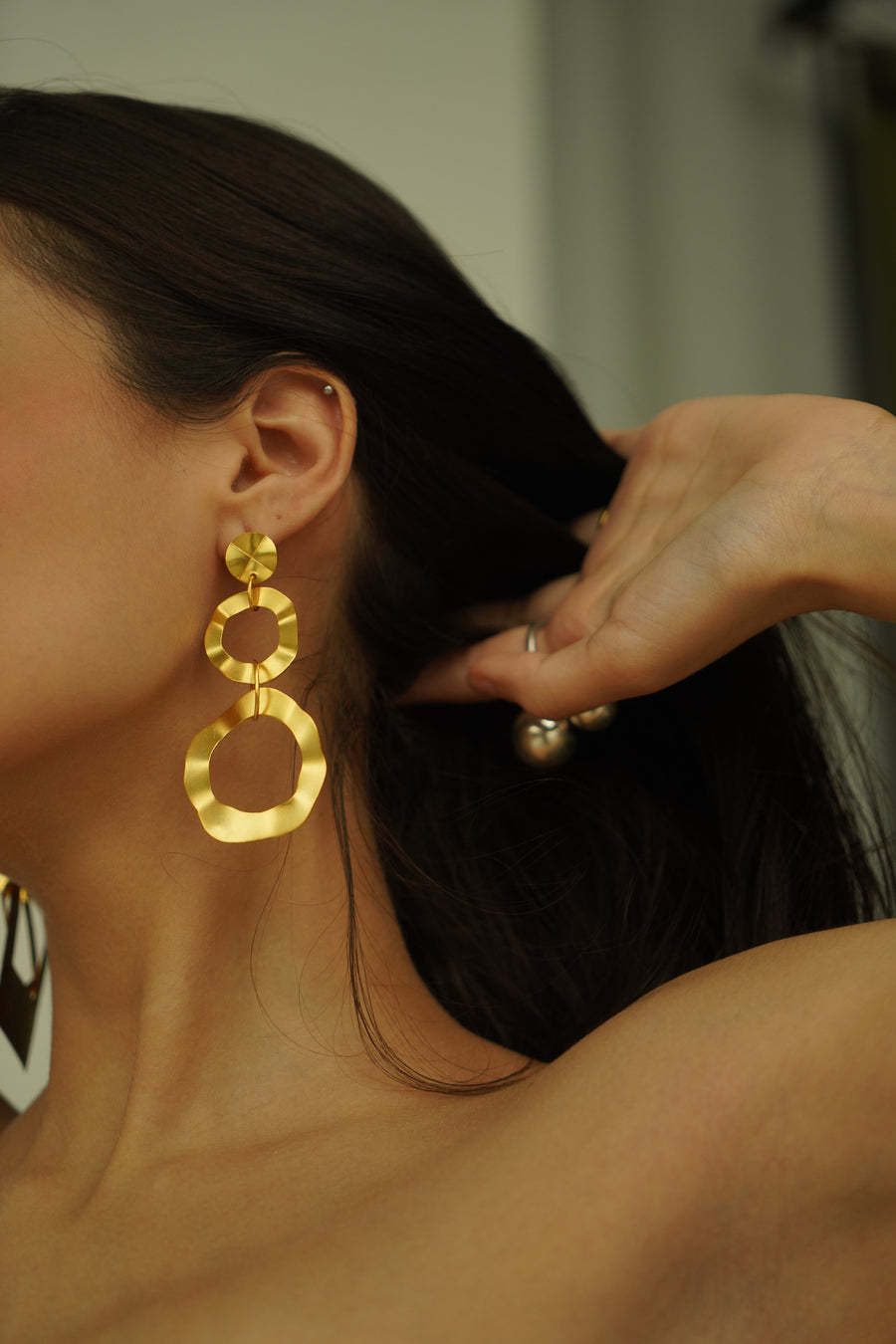 Dakota Gold Plated Earrings