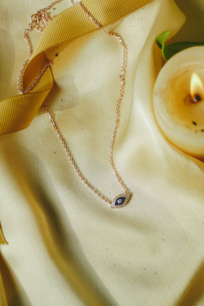 Gemstones 14K 5.45 Ct. Tw. Diamond & Lapis & Sapphire Evil Eye Necklace -  ShopStyle