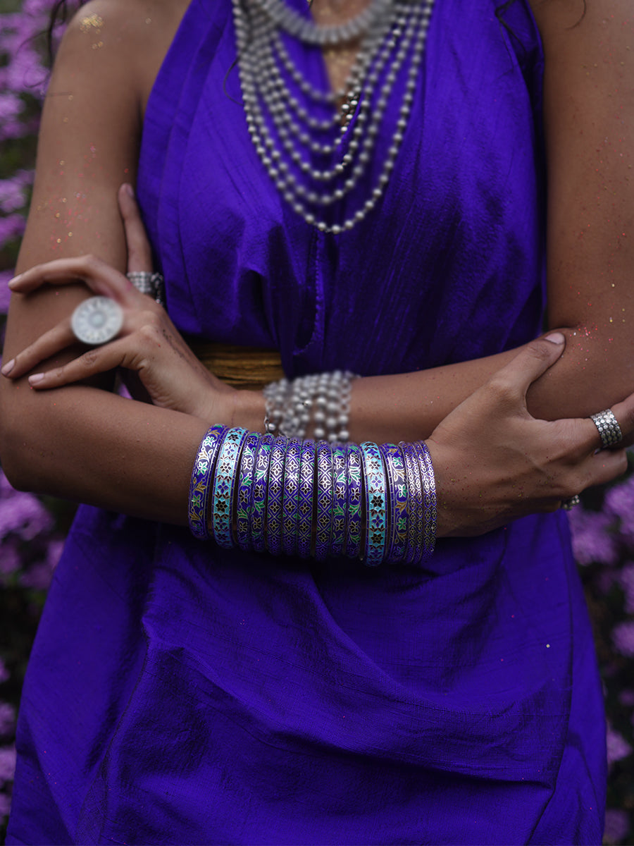 Akarsh Bangle Blue